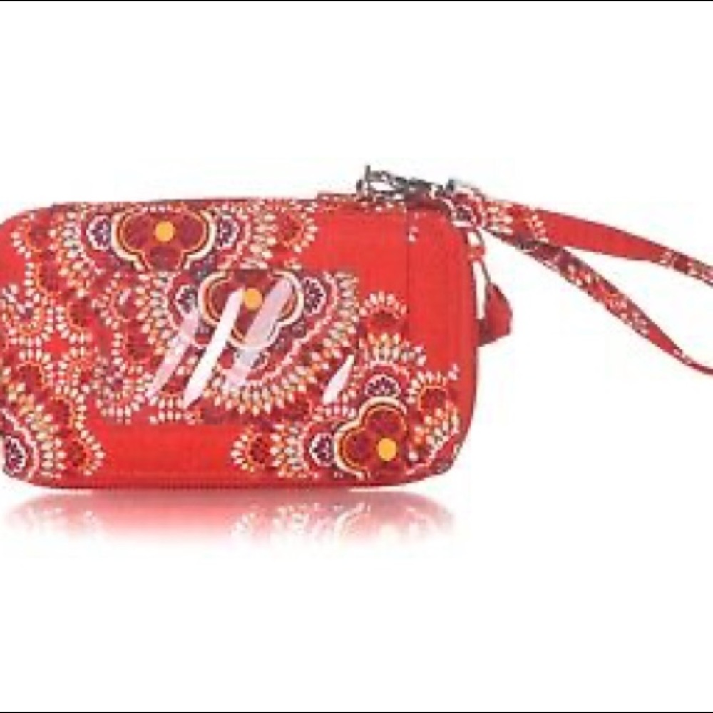 Vera Bradley Orange Floral Wallet